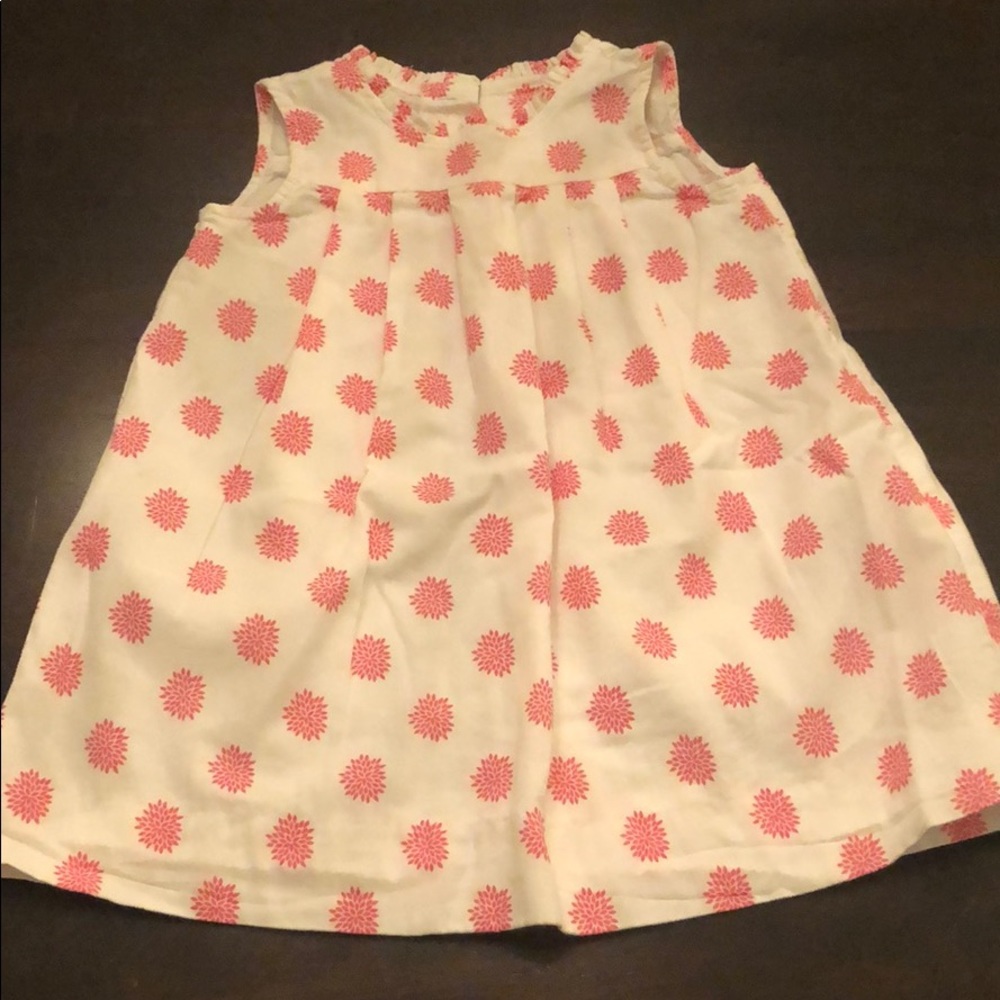 Busy Bees Pink and White Dress